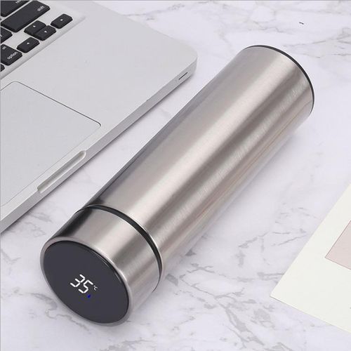 500ML Stainless Steel Thermos Cup High-End Touch Display Temperature Thermos Water Bottle Car Cup