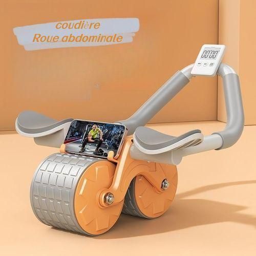 Automatic rebound elbow protector abdominal wheel