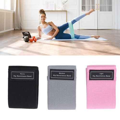 3PCS Resistance Bands Elastic High Pulling Force Exercise Workout Band for Legs Squat Hip Training