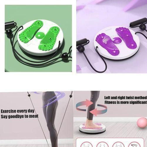 Yoga twisting disc plate unisex waist trainer, abdominal exercise, lose belly weight,slimming beauty waist machine, foot massage plate
