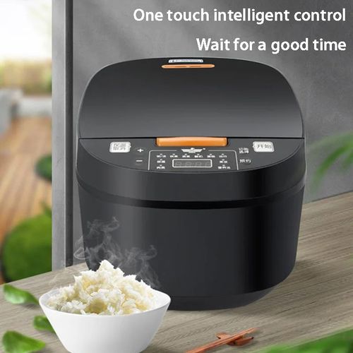 5L Multifunctional Non-Stick Rice Cooker For Kitchen Smart Home - UK - Black