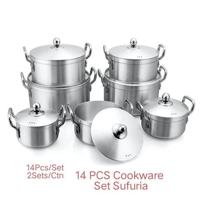 Greatstar 14pc Stainless Steel Cookware