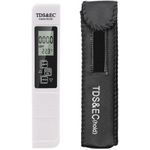 White LCD Digital Salinity and Temperature Meter for Aquariums and Ponds