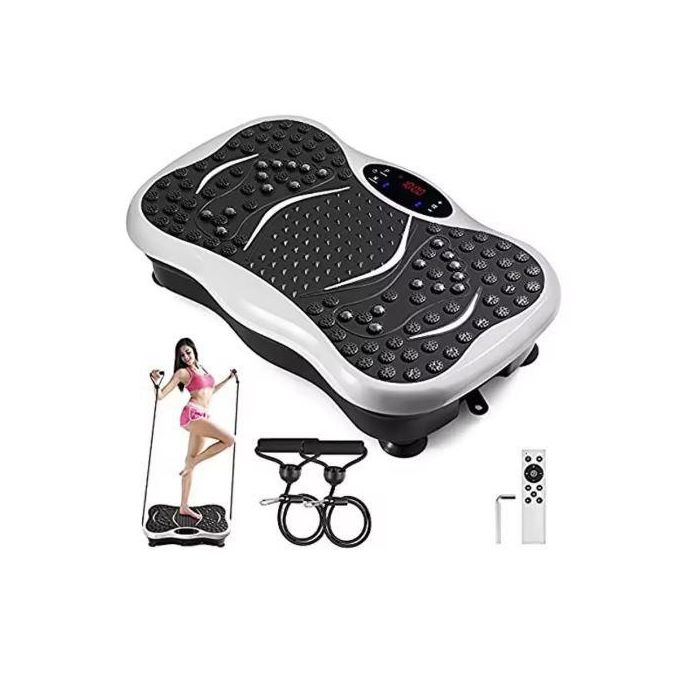 Whole Body Vibration Plate Fitness Machine – Slimming &amp; Fat Burning Exercise Platform, 99 Speed Levels, 180kg Capacity