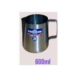 Freedom Stainless Steel Milk Frother Jug 600ml