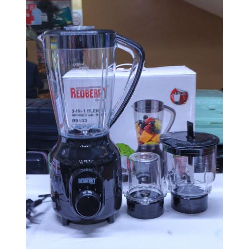 Redberry Multi-Function 3 in 1 Blender – Strong, Fast &amp; Easy to Use Kitchen Appliance