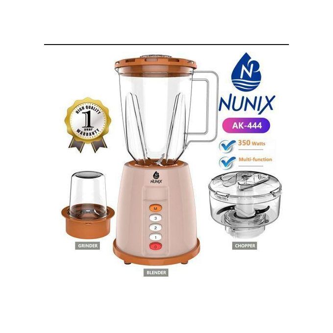 Nunix  Ak- 444 3in1 Blender Grinder,Chopper
