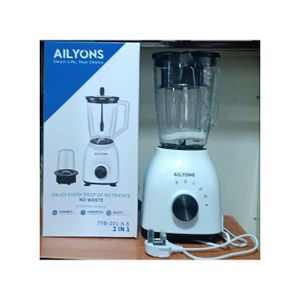 AILYONS Blender 2 In 1 With Grinder Machine -WHITE,
