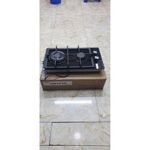 Haier  glass inbuilt 2 burner with wok burner hob cooker