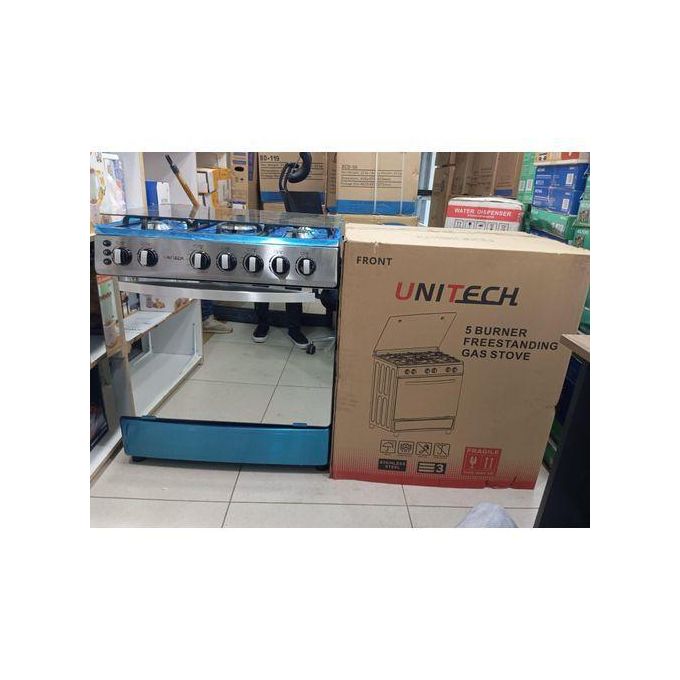 Unitech 60*80  5 burner freestanding  full gas cooker