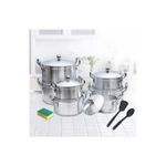 Tornado Stainless Alluminium Sufuria 14pc