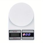 LCD Display Electronic Digital Kitchen Food Scale 10KG/1g - White