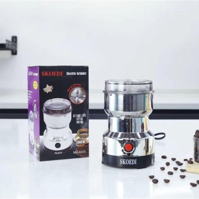 NM8300~ New improved 8 blade SKOEDI branded mini electric fine grinder (for dry food spices coffee grains etc)