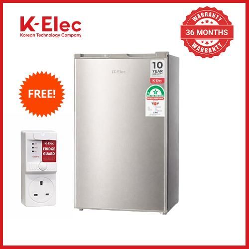 K-Elec Single door 90L Refrigerator Model KR14-SDC-KSC (36Months Warranty) + Free Fridge Guard