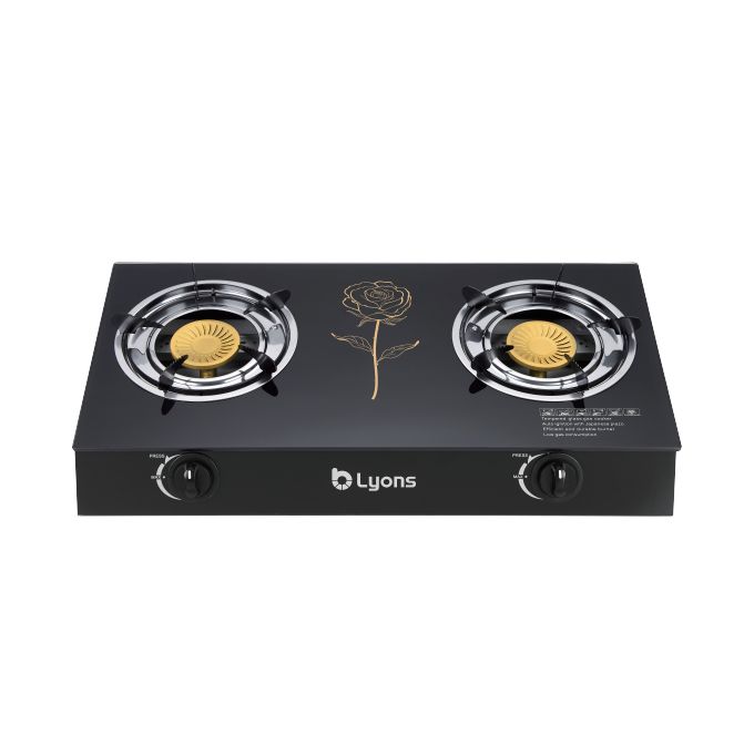 Lyons GK-022  Two Burner Glass Top &amp; Infrared Double Burner (1YR WRTY)