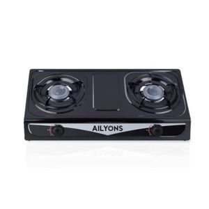 AILYONS 2 Burner Table Top Stainless Steel Gas Stove Cooker
