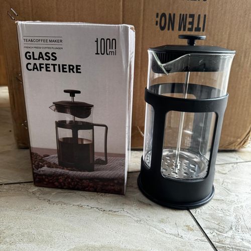 Super Glass Ltd Coffee Tea Maker French coffee Press Plunger  Machine with 3-level filtration system