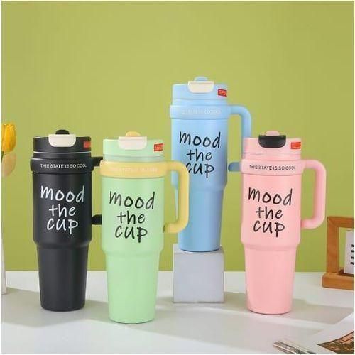 Stanley MOOD Cup Tumbler 1L Stainless Steel Insulated Water Bottle Keeps Drinks Hot &amp; Cold for 12 Hours Leakproof Travel Mu