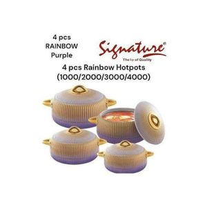 Signature 4 Pcs Rainbow Hotpots  (1000/2000/3000/4000)
