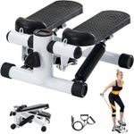 Mini Stepper Fitness Machine with Resistance Bands – Home Cardio &amp; Weight Loss Trainer