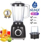 Nunix Electric Blender 2-in-1 – Multipurpose, Sharp Blades &amp; Strong Motor