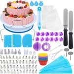 150pcs cake baking tool set cake turntable set squeezer scraper baking tool set