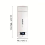 Portable Electric Kettle Stainless Steel 4 Temperature Control Quick Boil Ideal for Home Office Travel