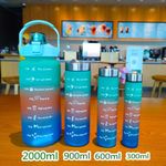 4Pcs Set Sports Water Bottle Sports Outdoor