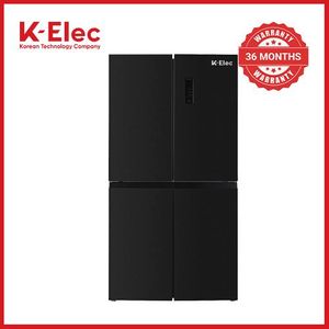 K-Elec  466 Litres Multi-Door No Frost Fridge Refrigerator With Ice Cube Tray - Black | Model KR79-MD-NFC | 36 Months Warranty + Free Fridge Guard