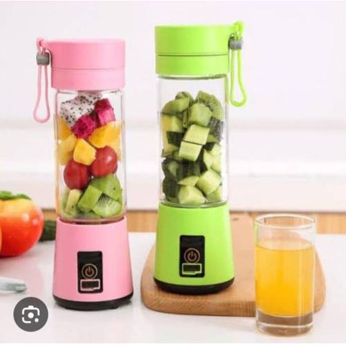 Portable Blender - Compact and USB Rechargeable Personal Travel Blenders for Smoothies, Shakes and Ice - Mini Fruit Juice Mixing Shaker Bottle