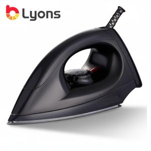 Lyons AN-2005 Electric Dry Iron Box 10s HEAT UP- 1000W Black(1YR WRTY)