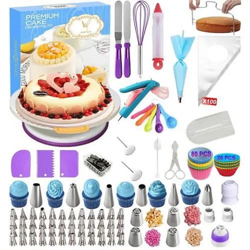 285 Pcs/set Cake Turntable Cake Decorating Tools Kit