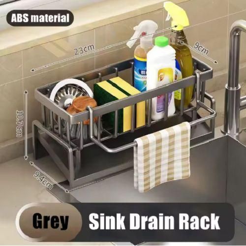 Kitchen Sink Drain Rack  Dishcloth Towel Rack Filter Basket