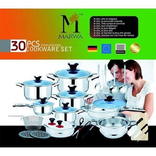 MARWA Complete Kitchen Cookware Sets – 30-Piece & 72-Piece
