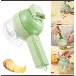Electric Handheld Cooking Hammer Vegetable Cutter Set Electric Food Chopper Multifunction Vegetable Fruit Slicer