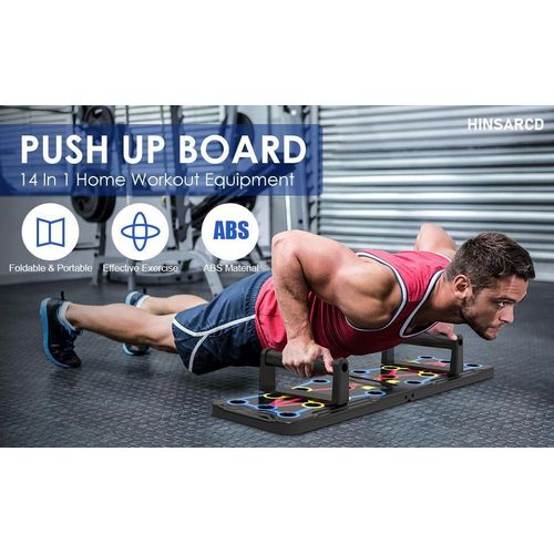 Push Up Board Workout Board, Improved Training Versatility Lasting Materials, Adaptable Exercise Design, Foldable for Easy Transport, Advanced Push-Up Board, Portable and Compact Design Ideal