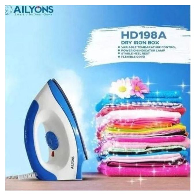AILYONS  HD 198A Dry Iron Box Smooth, Safe &amp; Effortless Ironing