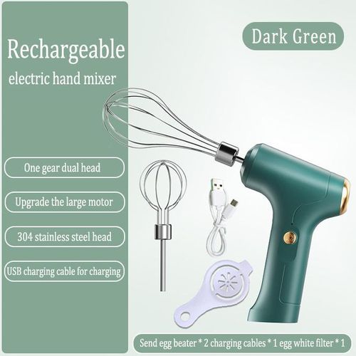 Home milk mixer, wireless multifunctional cr-eam frother, small milk frother, cake baking and egg beater