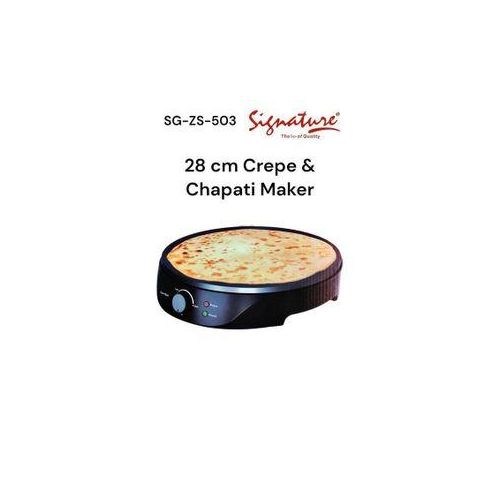 Signature 28 Cm Crepe &amp; Chapati Maker (800W) SG-ZS-503