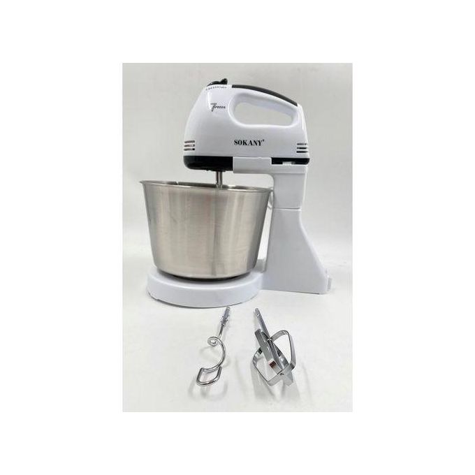 Sokany Electric Hand Mixer With Bowl,Whisk Egg Beater Cake Baking