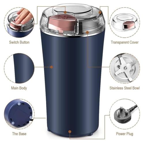 8 blade mini Dry food  grinder multifunctional fine grinder