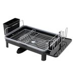 Dish Drying Draining Rack for Kitchen - Black