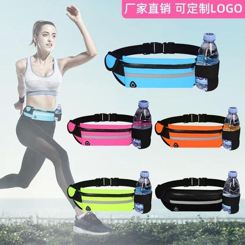 Adjustable Gym Bag Waterproof Sports Bag Running Waist Bag Pocket Running Cycling Jogging Waist Belt Pack Phone Pouch Pocket