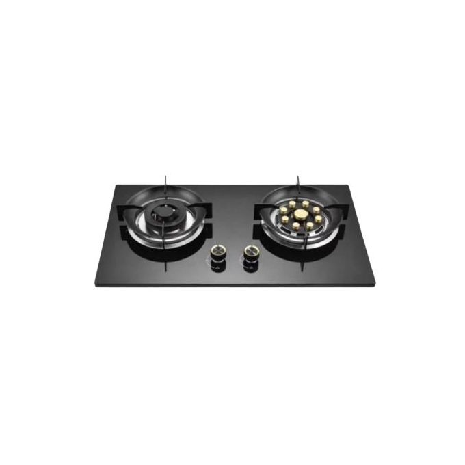Bolesi Hob built in cooker 2 gas burner Glass BLS-S08