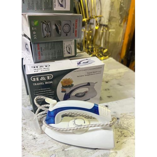 Travel Iron Box - White/Blue