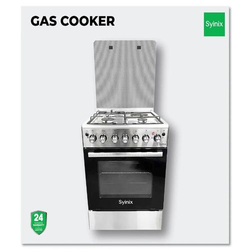 Syinix Cooker  60×60 3+1 Electric/Gas With Gas leakage sensor