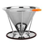 Stainless Steel Reusable Coffee Filter with Stand