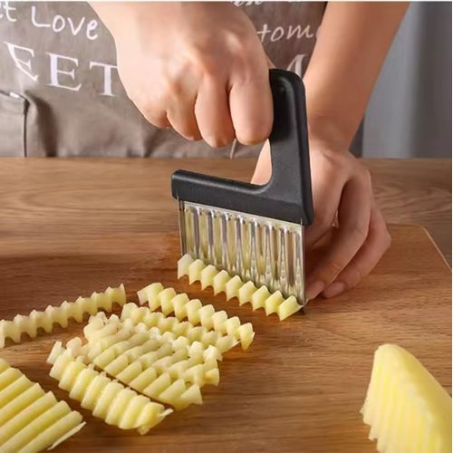 French Fries Cutter Potato and vegetable Slicer Wavy Edged