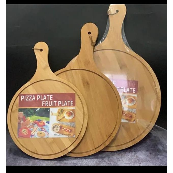 26cm Bamboo Pizza Chop Plate