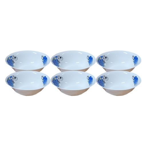 Sundabest Set Of 6 White Bowl (11127)